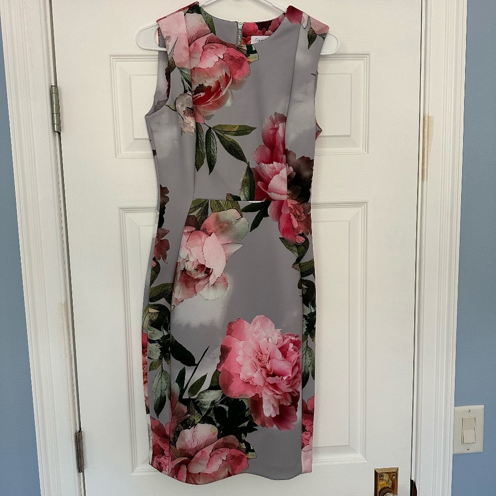 Calvin Klein Floral Dress- Size 4